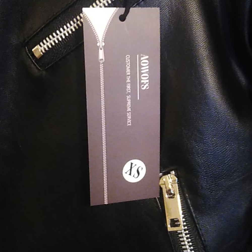 AOWOFS Leather Jacket - Picture 2 of 3